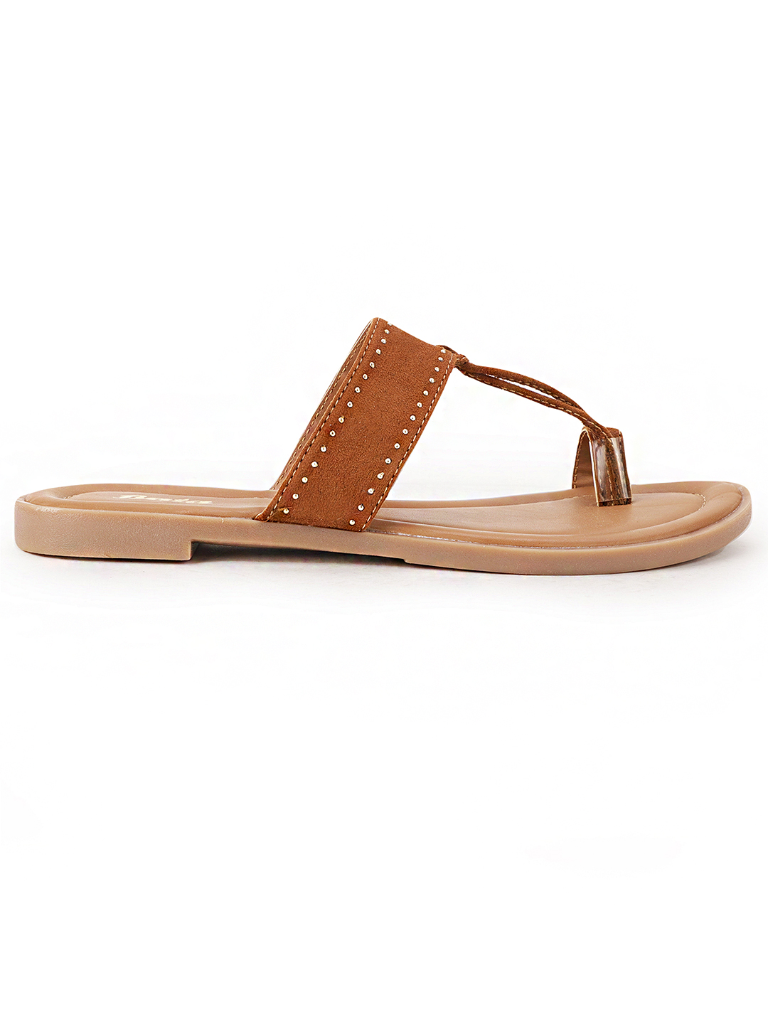 Affordable Women Bata Tan Chappal For Women TAN size 6 2025 at ShopCircuit | ONDC