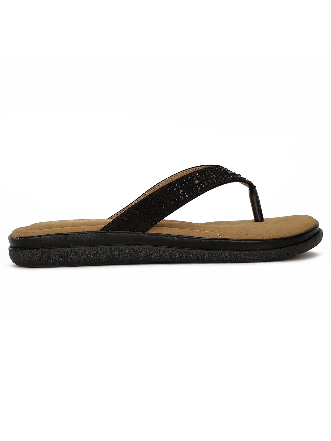 Premium Women Bata Comfit Black Flip-Flop For Women BLACK size 3 2025 at ShopCircuit | ONDC