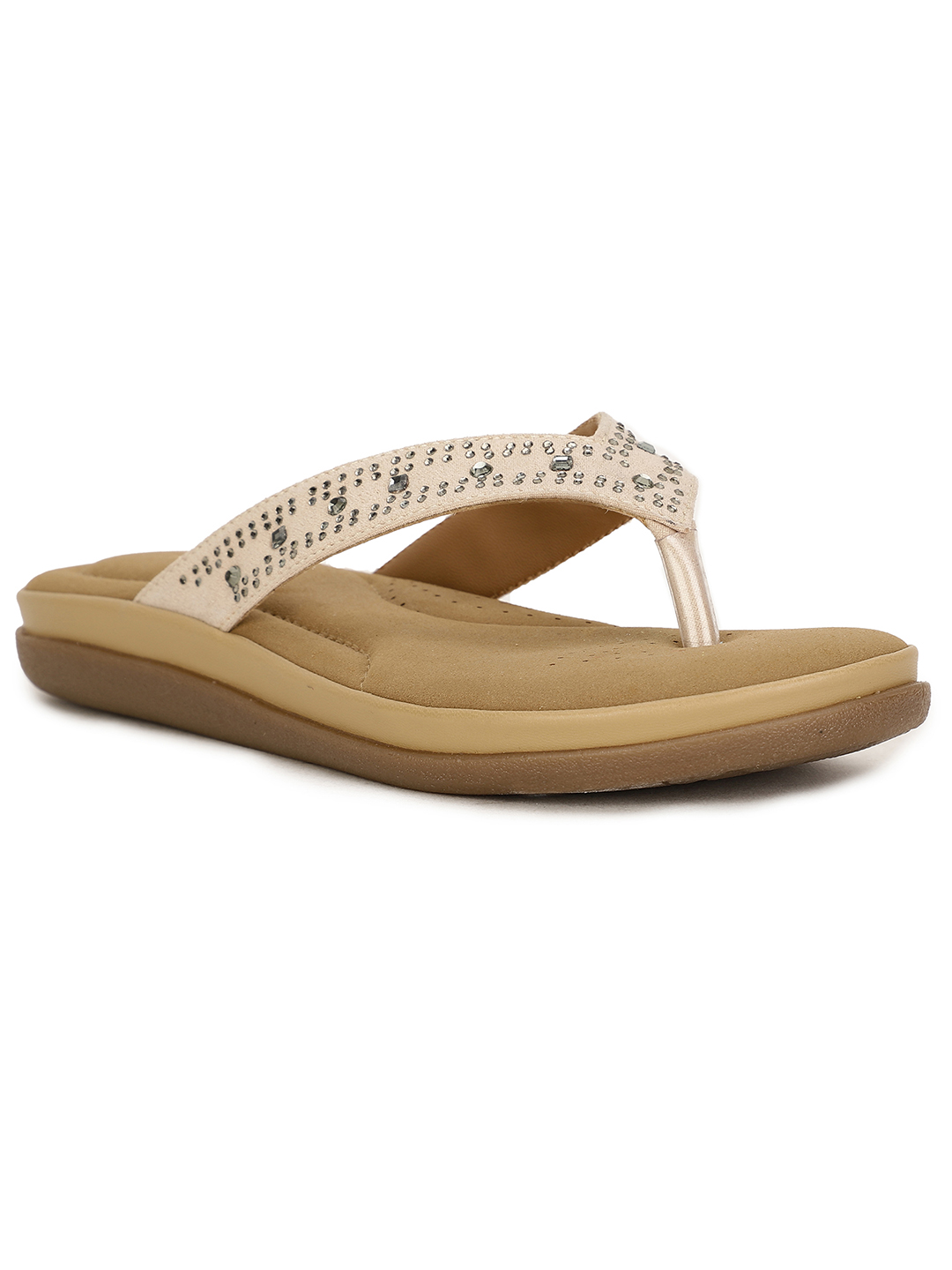 Luxurious Women Bata Comfit Beige Flip-Flop For Women BEIGE size 3 2025 at ShopCircuit | ONDC