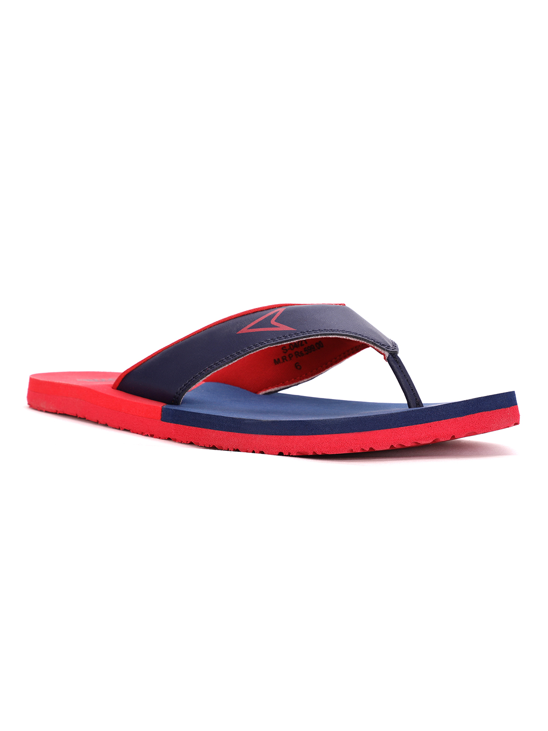 Trendy Men Power Red Flip Flops For Men RED size 10 2025 at ShopCircuit | ONDC